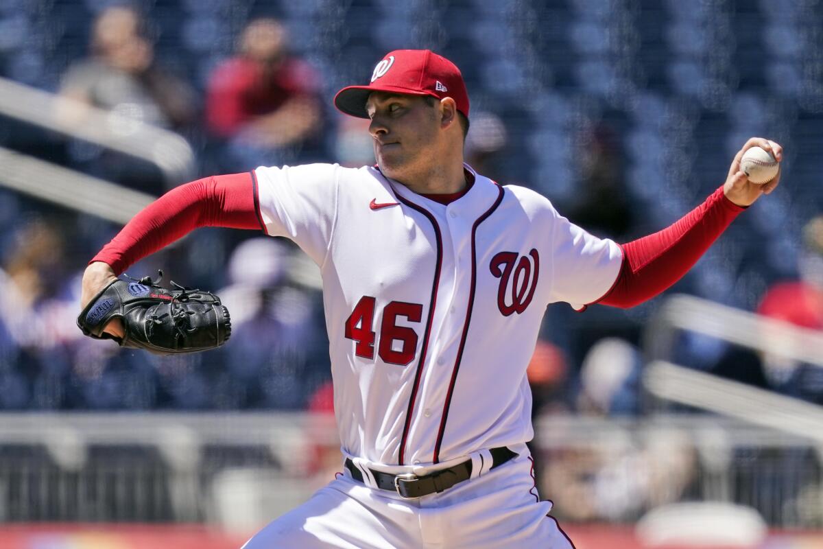 Corbin ends 10-game skid, pitches Nationals past Marlins 7-2 - The San  Diego Union-Tribune