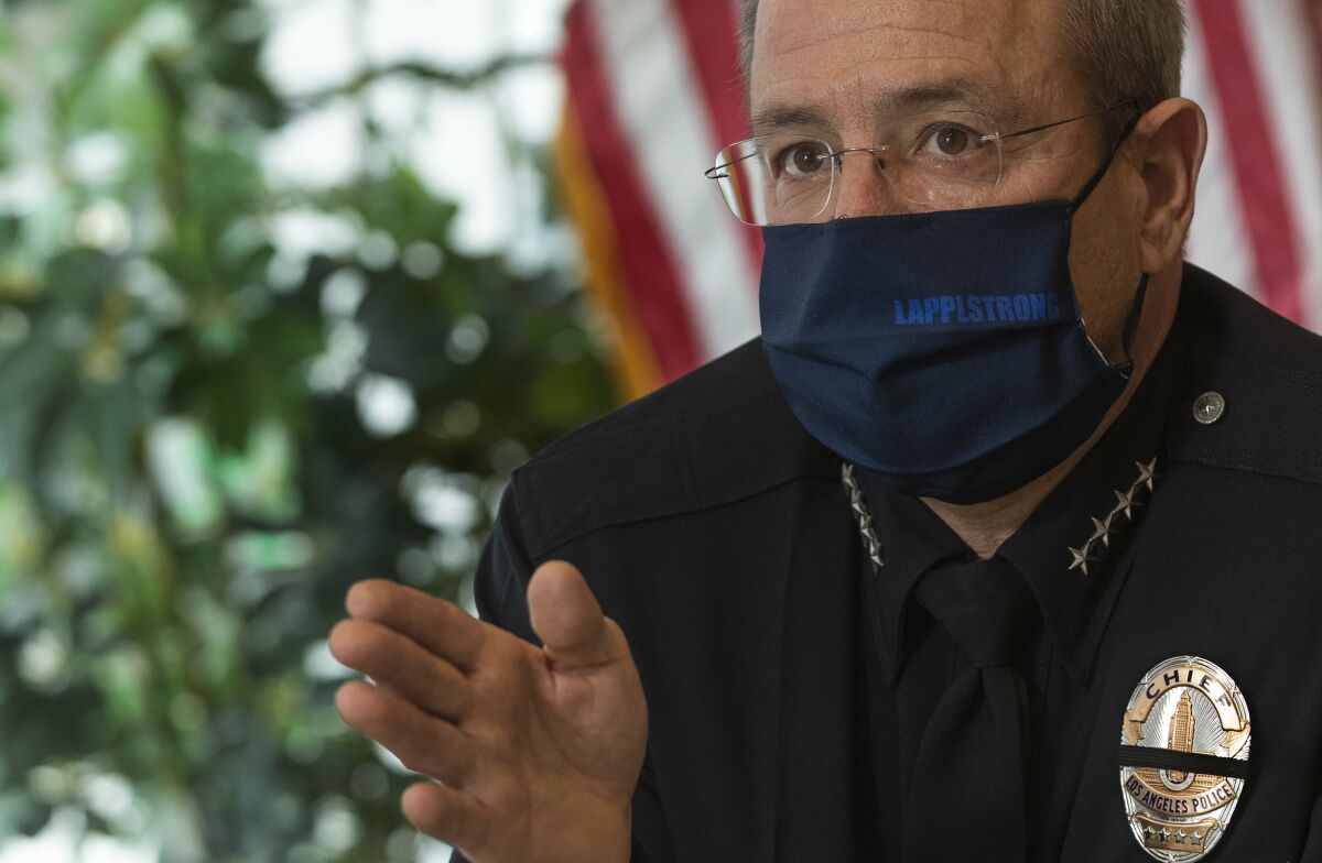 LAPD Chief Michel Moore