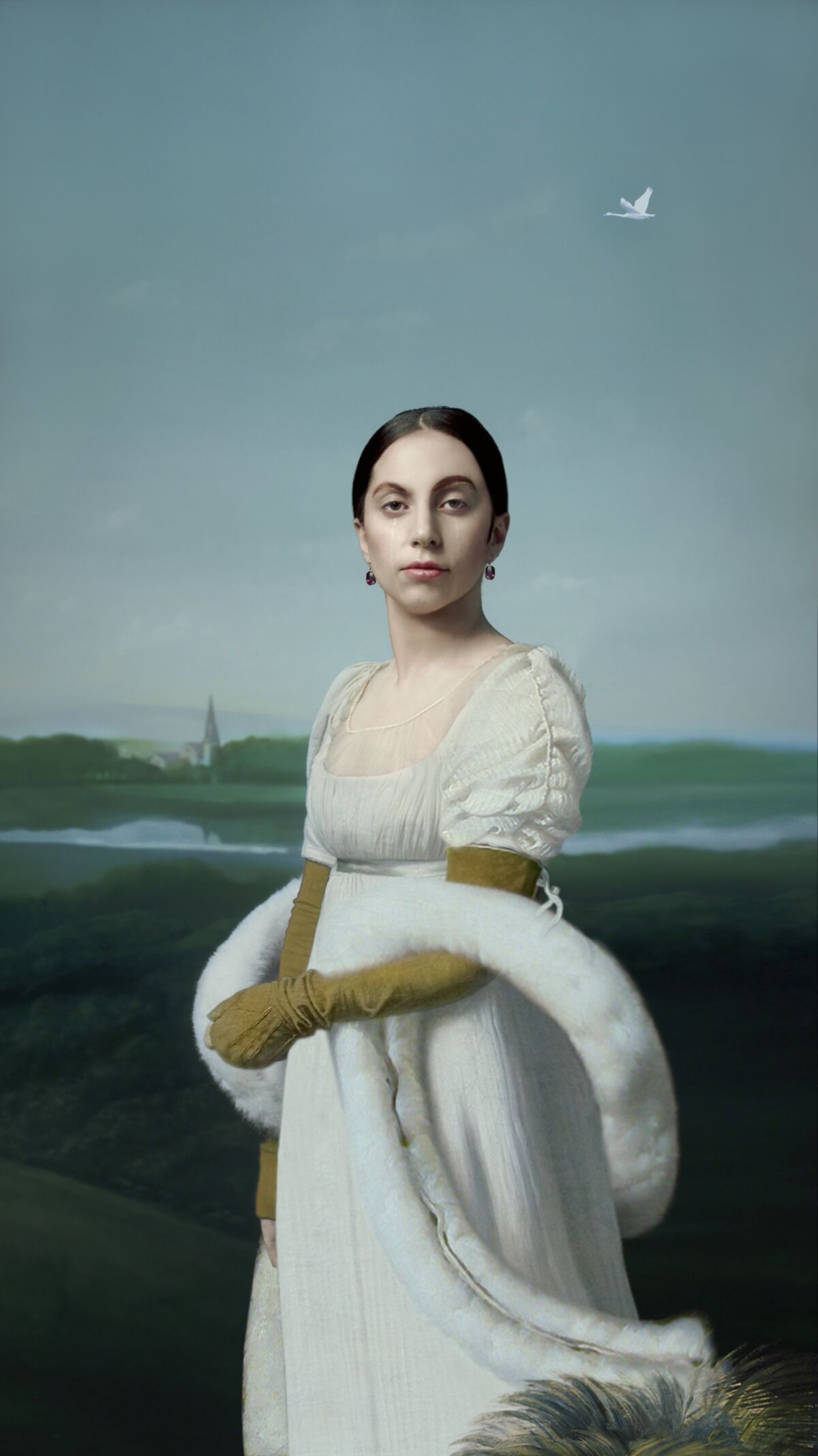 Lady Gaga re-creates a French 19th-century painting in video portrait by Robert Wilson.