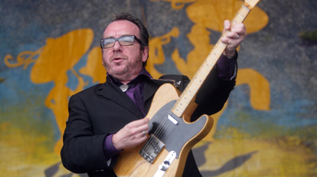 HYPERACTIVE: Taking a break from his varied album projects, Elvis Costello and his band will share the bill with the Police later this month at the Hollywood Bowl.