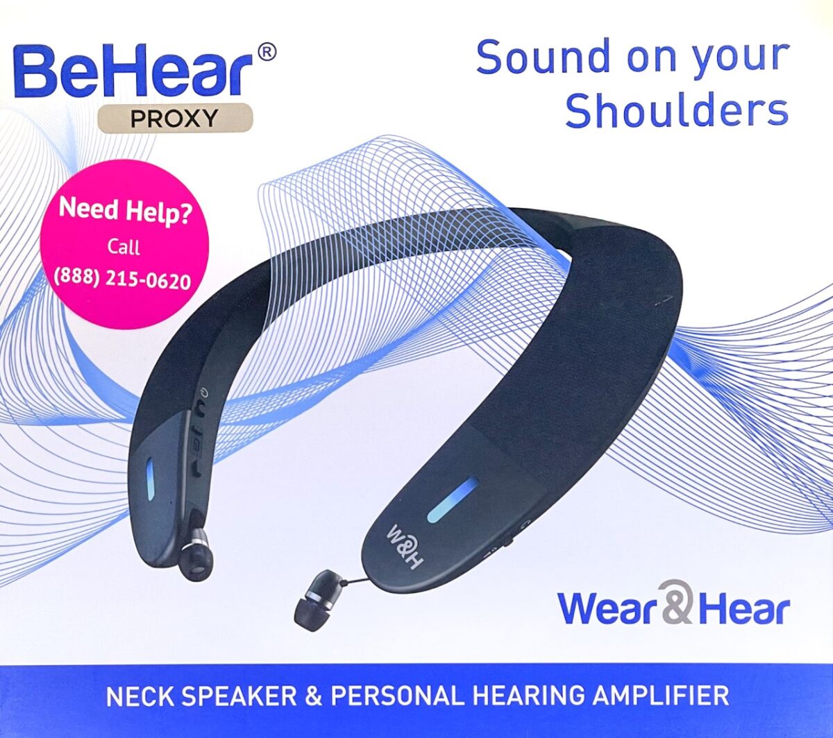 BeHear Proxy Bluetooth neck speaker
