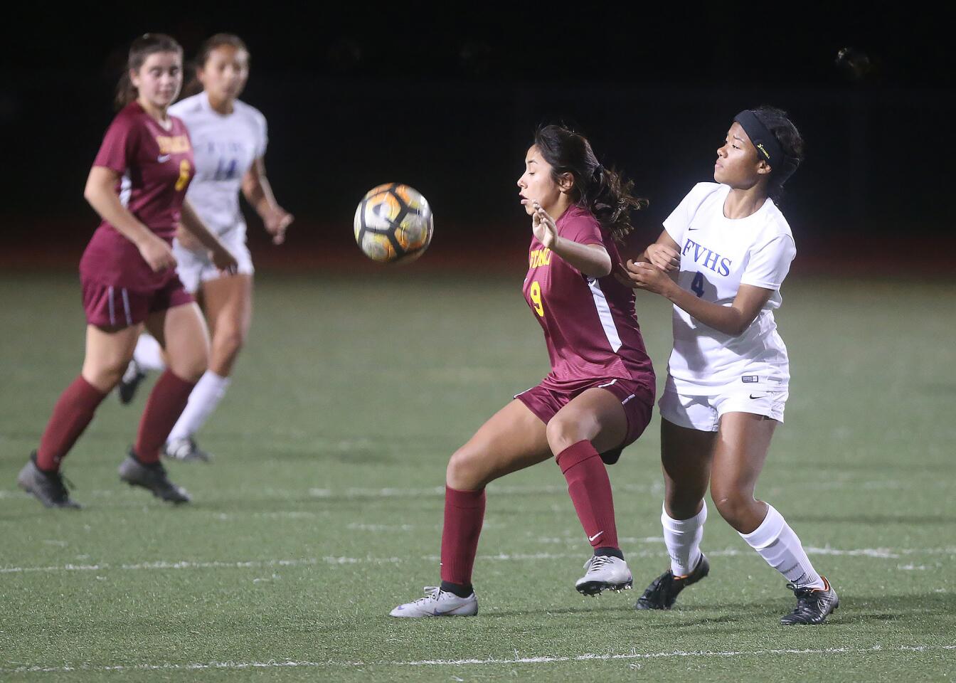 Photo Gallery: Fountain Valley vs. Estancia in girls’ soccer