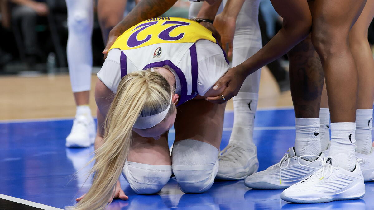 Image accompanying Los Angeles Times coverage of the Los Angeles Sparks and Cameron Brink.