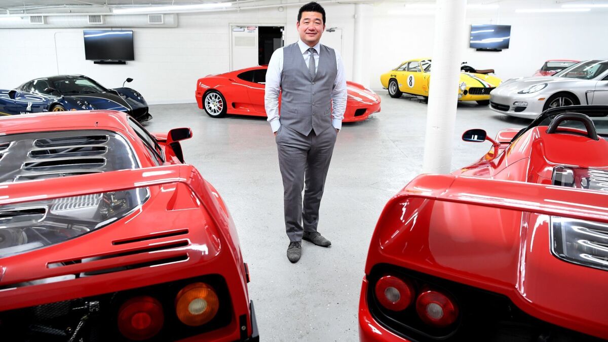 In car-obsessed . area, David Lee spent $1 million to update an infamous  Ferrari - Los Angeles Times