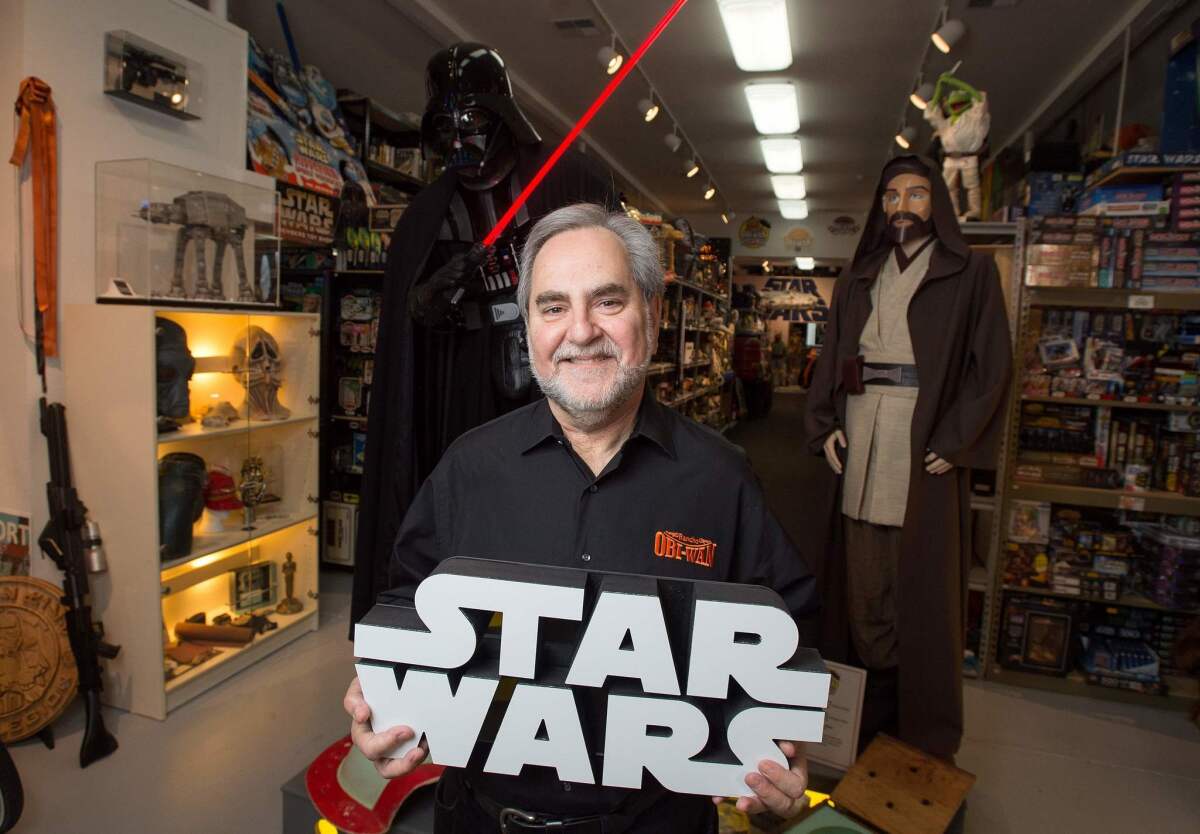 Rancho Obi-Wan's Steve Sansweet is asking fans to help restore stolen items to the largest "Star Wars" collection in the world.