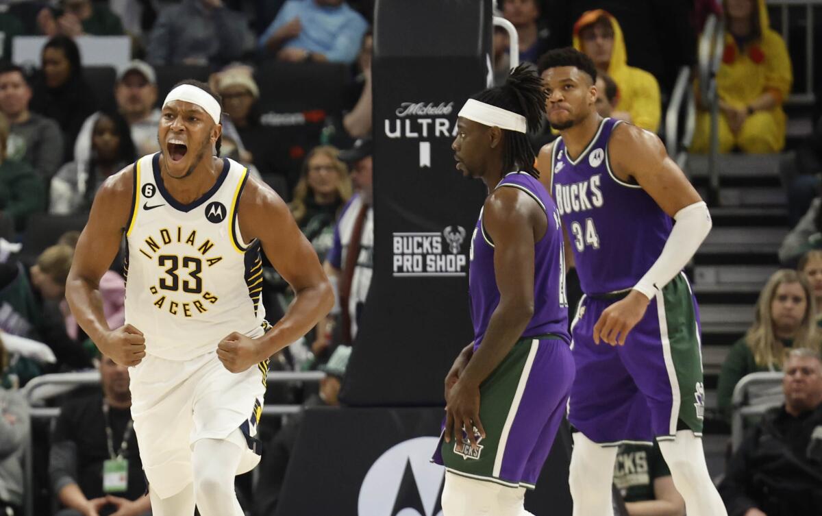 Pacers rally late, beat Eastern Conference-leading Bucks - The San