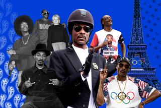 A collage of photos from Snoop Dogg's past leading into his time at the 2024 Paris Olympics