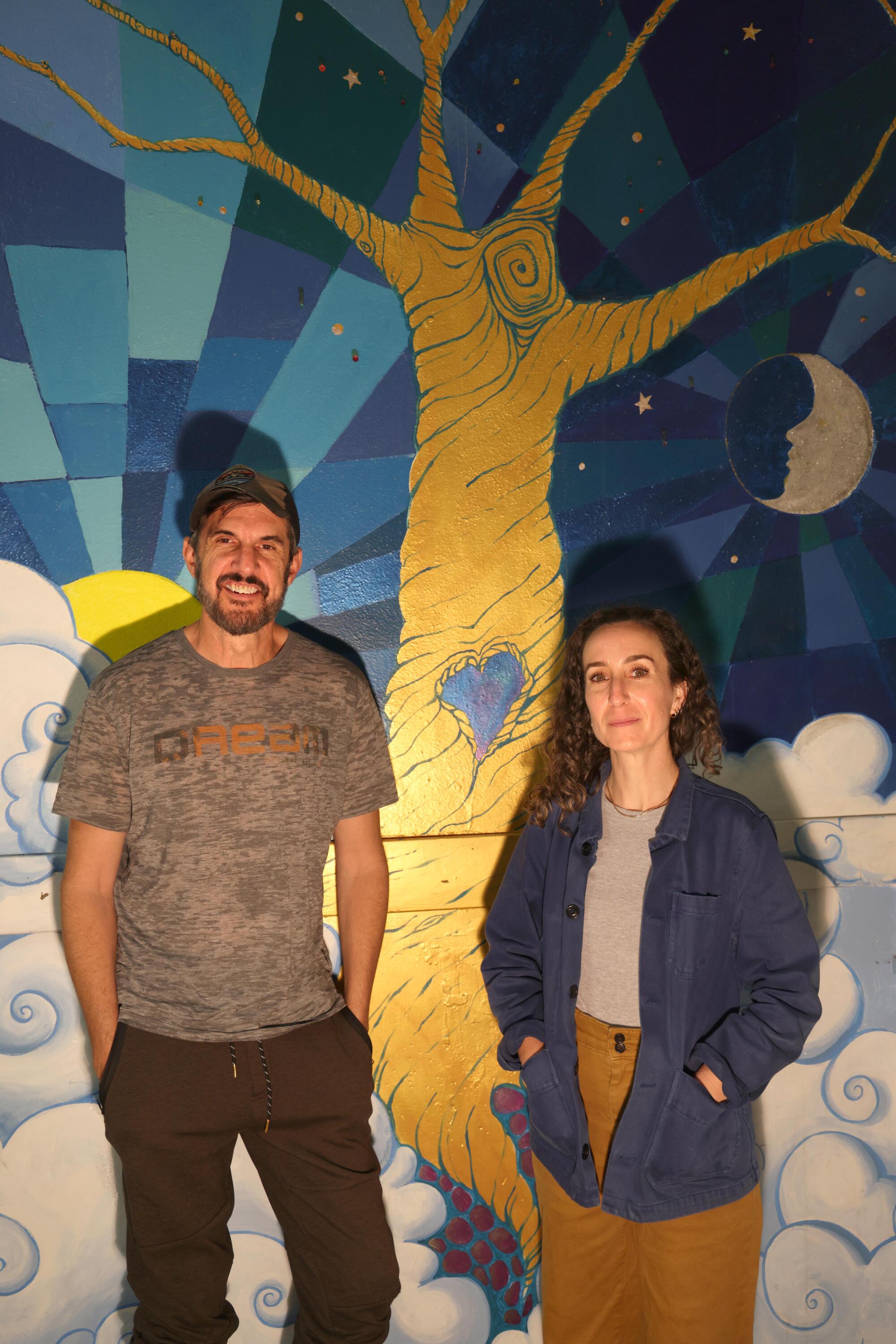 Choreographer Billy Rugh and play teacher Mollie Lief oversee the accumulation of "Shrek the Musical Jr."