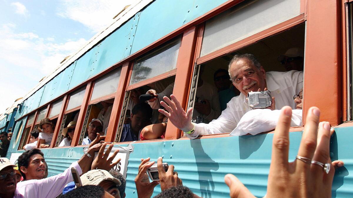 Gabriel Garcia Marquez arrives in Aracataca in 2007 after a 25-year absence