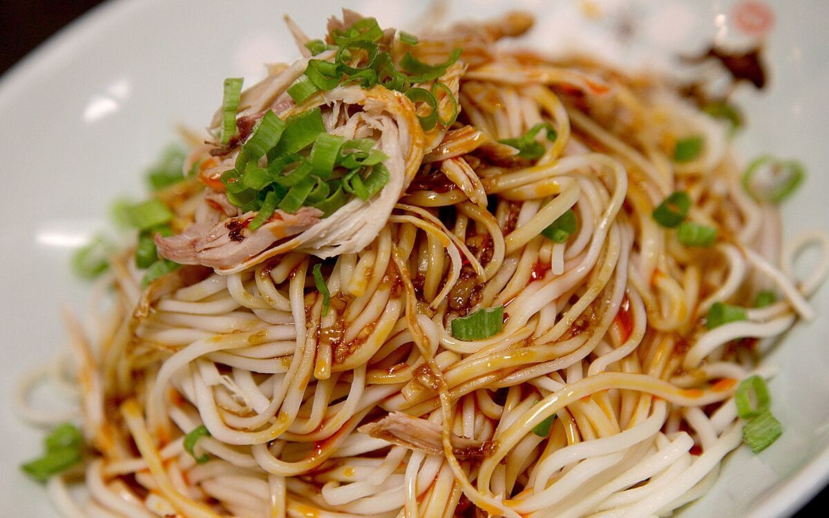 Summer Sichuan noodles Recipe - Los Angeles Times