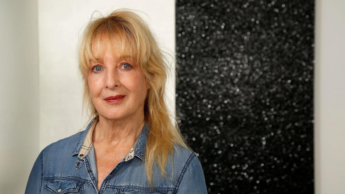 Painter Mary Corse in her Topanga Canyon studio.