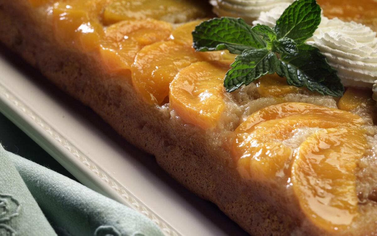 Peach Upside-Down Cake