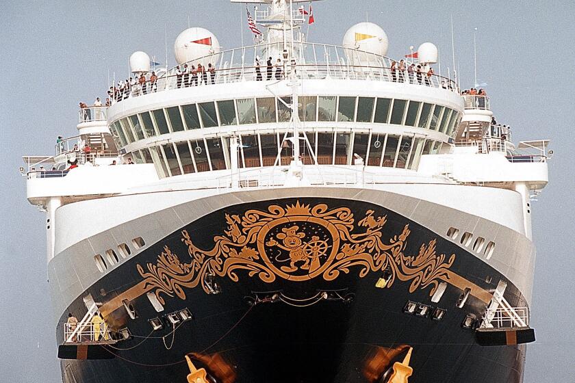 Cruise ship Disney Wonder.
