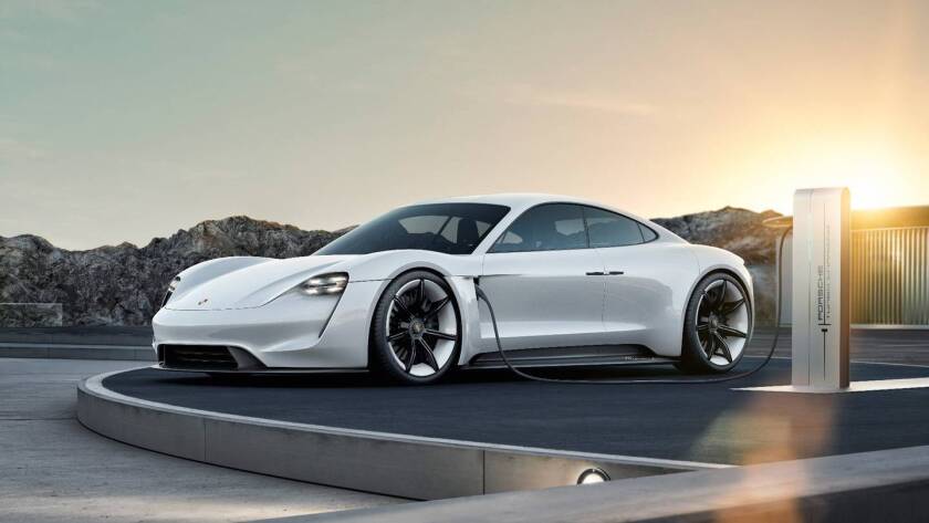L A Auto Show Porsche Execs On Taycan And The Electric Future Los Angeles Times