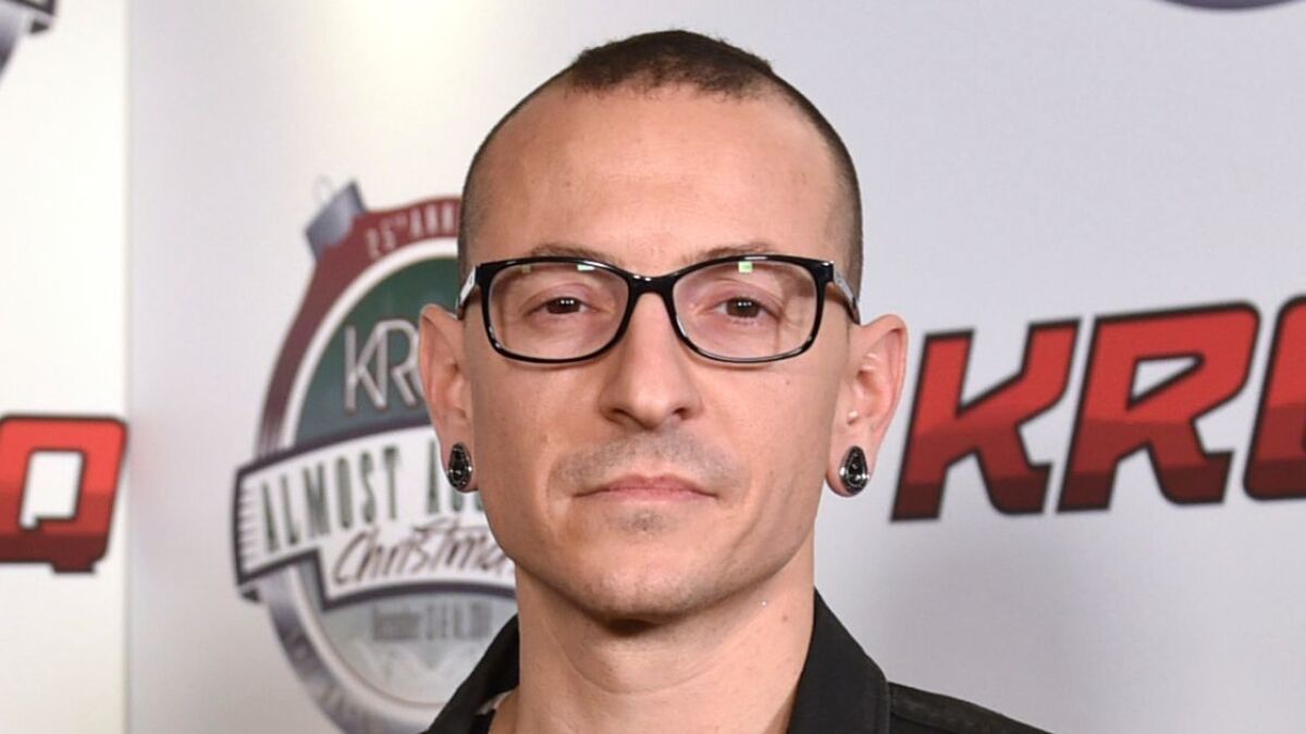 Chester Bennington at an event in Inglewood, Calif., in 2014. The Linkin Park singer died this week by apparent suicide.