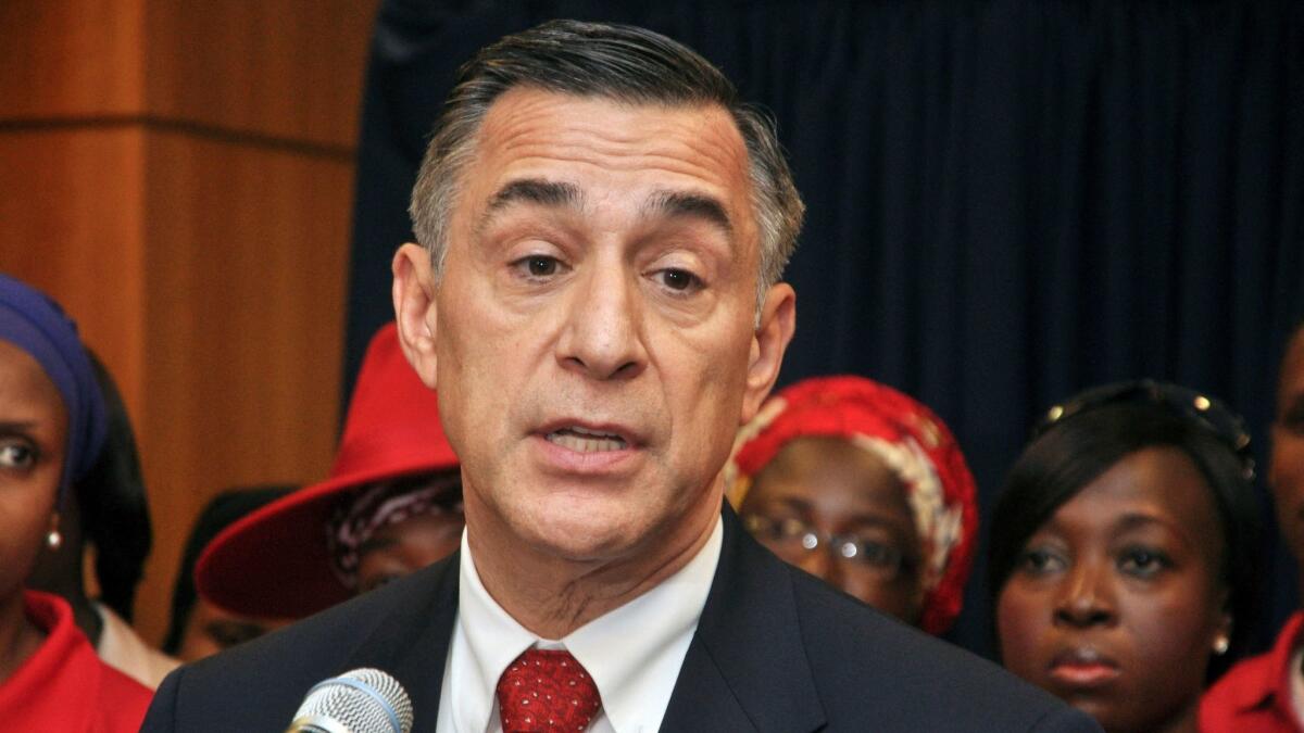 U.S. Rep. Darrell Issa, R-Calif., speaks at a news conference in 2015.