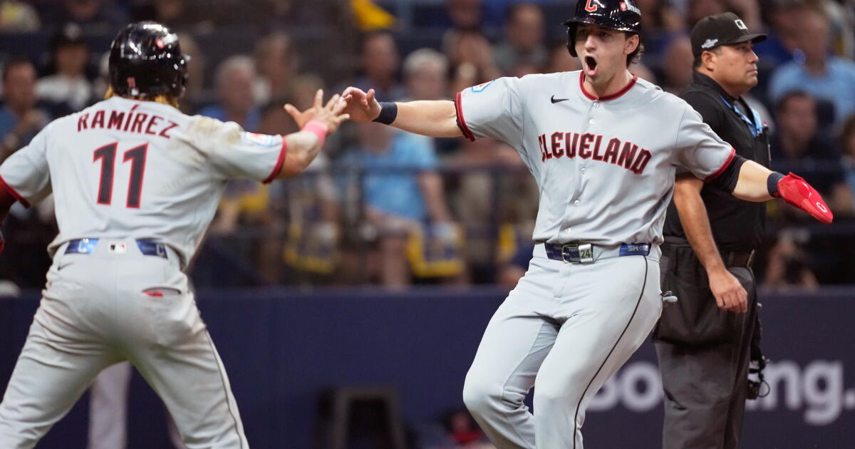 Guardians rally past Rays to win Game 1 of ALCS