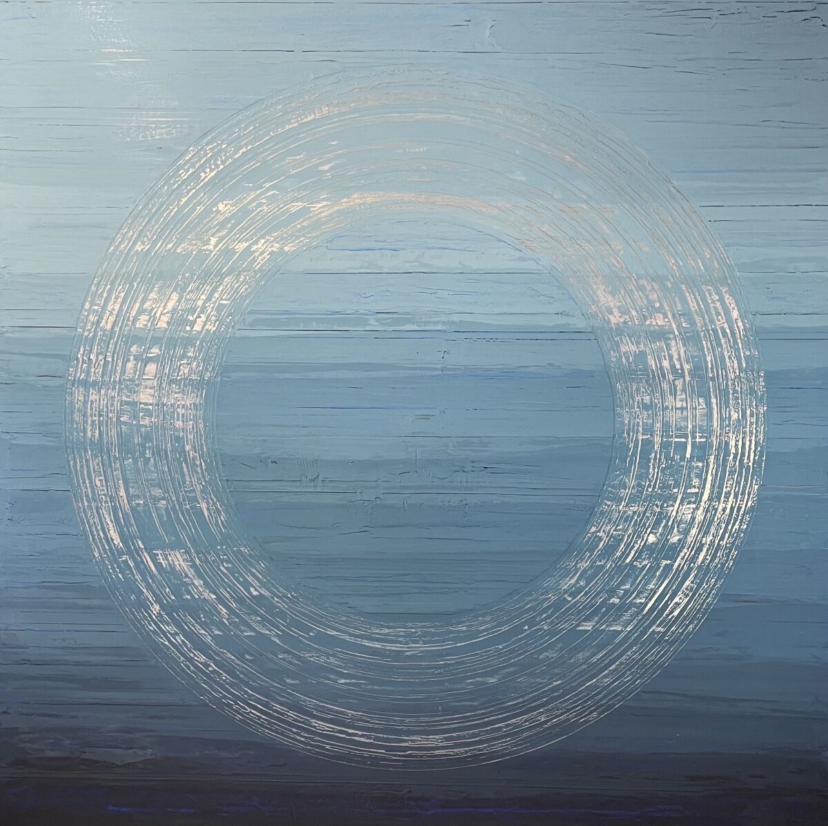 "Endless Love" by Stephanie Paige is one of the pieces in Paige's exhibit, "Becoming Enlightened."