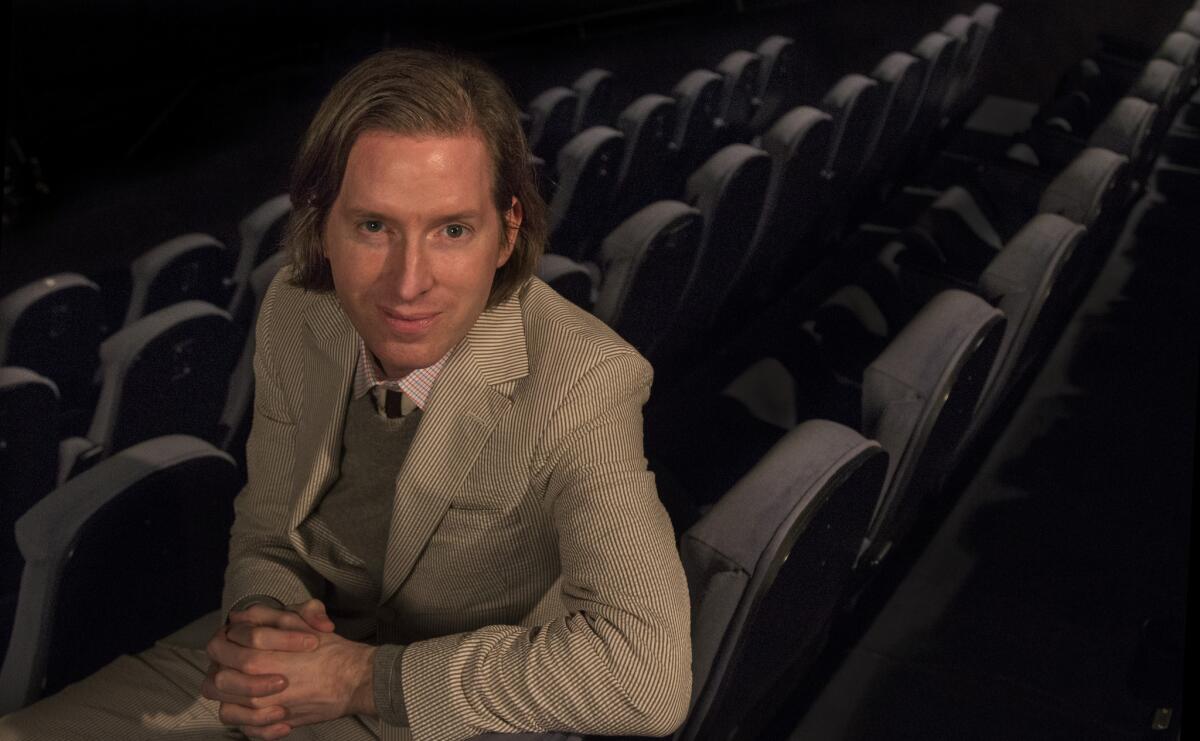 Wes Anderson at the Egyptian Theatre in Hollywood on Feb. 9, 2015.