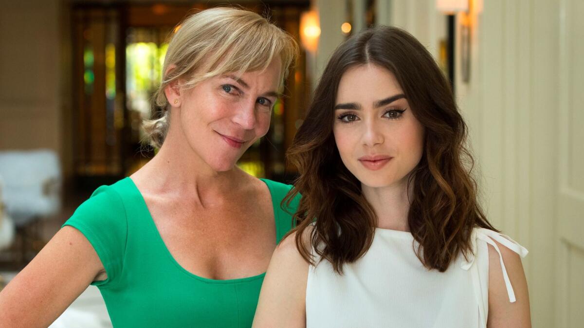 Writer/director Marti Noxon, left, and Lily Collins both struggled with eating disorders before making "To the Bone."