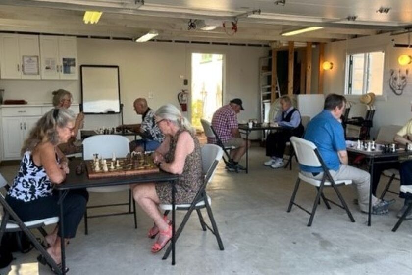 Enjoy a friendly game of chess at the RSF Senior Center each Tuesday from 2 p.m.-4 p.m.