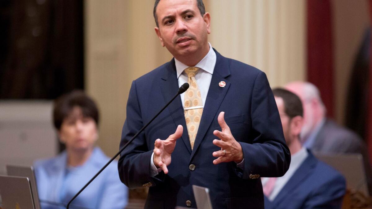 Sen. Tony Mendoza (D-Artesia) is taking a monthlong leave of absence while an investigation into sexual misconduct allegations against him is underway, but his possible return may force a showdown.