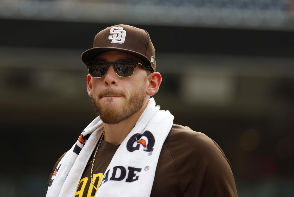 Joe Musgrove of the San Diego Padres poses for a portrait during