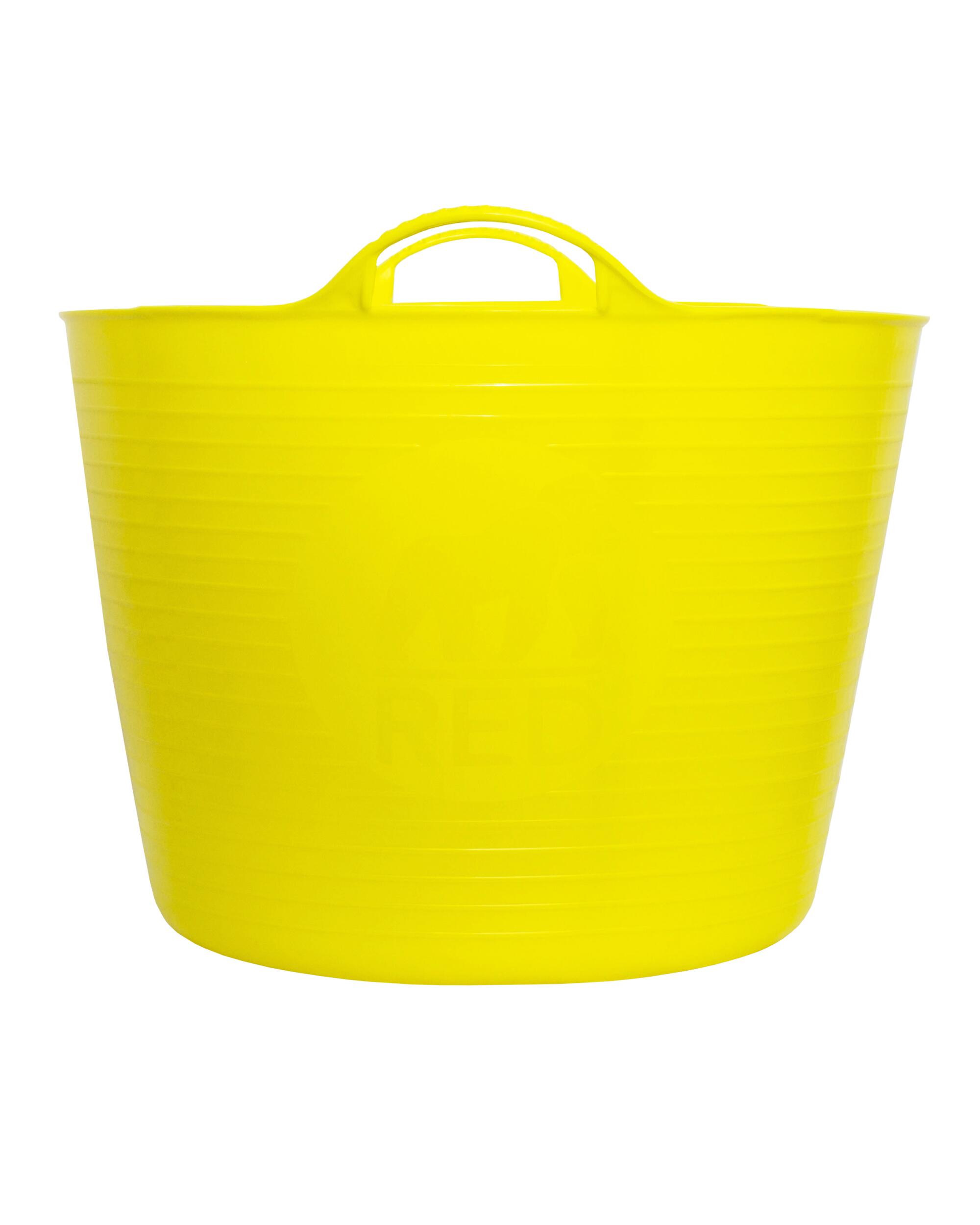 A yellow 10-gallon tub by Red Gorilla