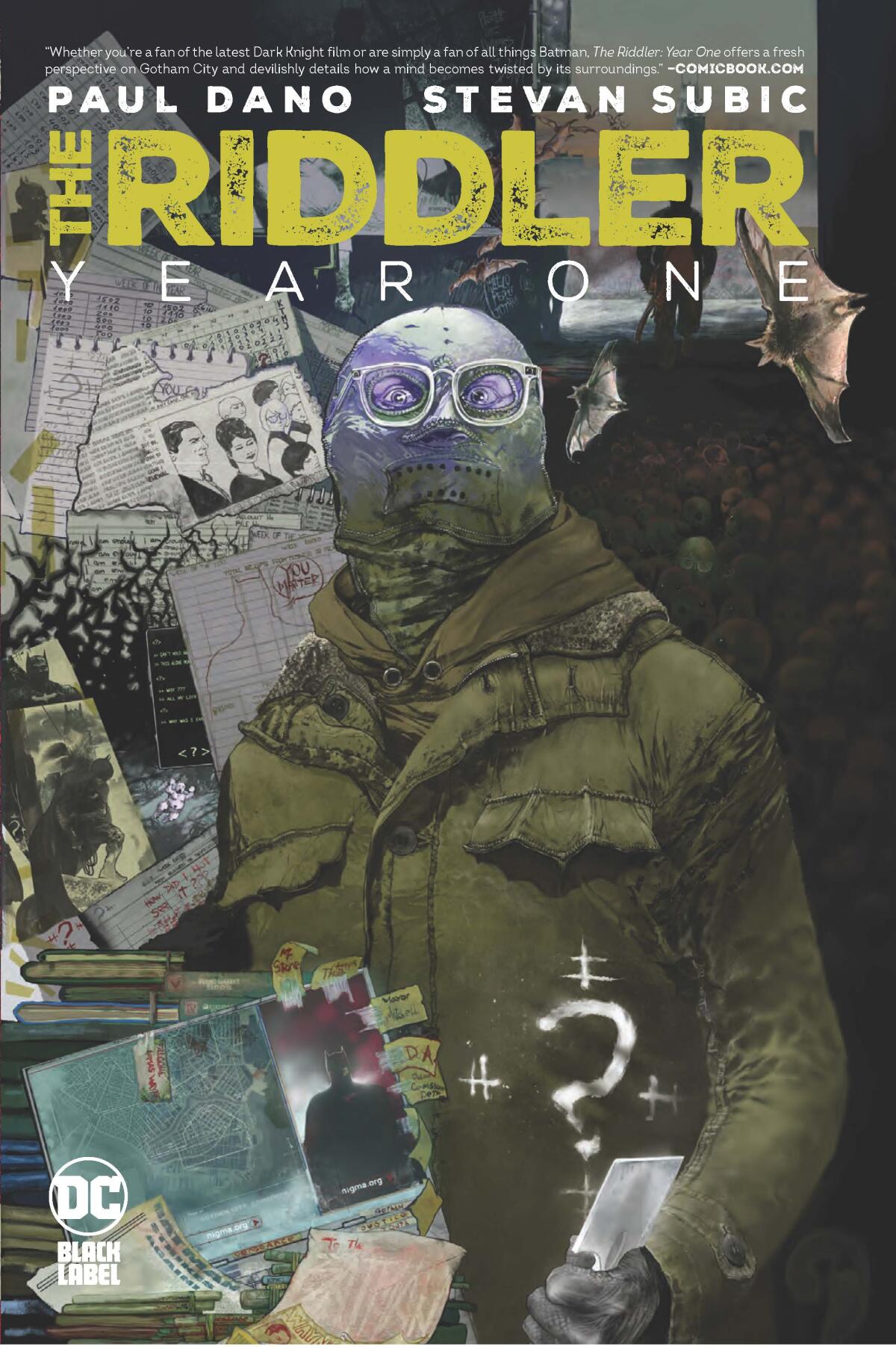 Paul Dano's 'Riddler' comic book unravels Batman villain - Los Angeles ...