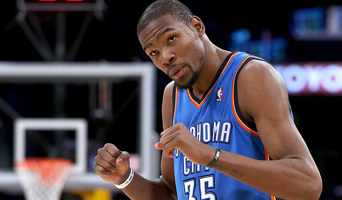 Thunder forward Kevin Durant is the reigning NBA MVP and has been the top scorer in the league for four of the last five seasons.