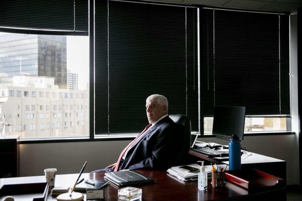 Hasan Ikhrata, executive director of the San Diego Association of Governments, in his office in San Diego.
