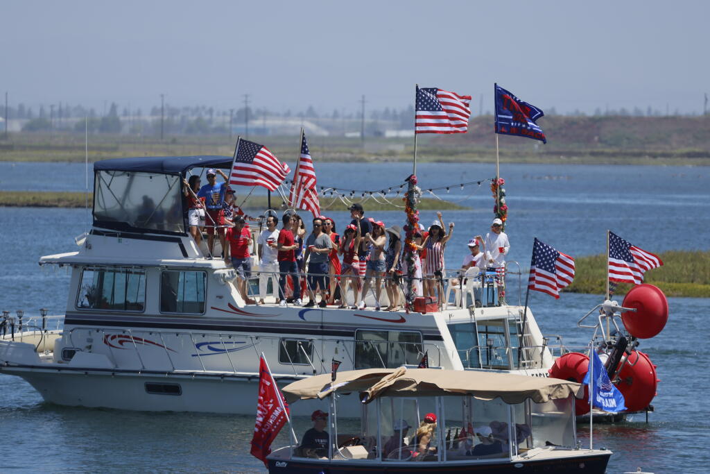 Trump Rally Sea Donald Trump ahead in O.C. after losing in the county twice before ...