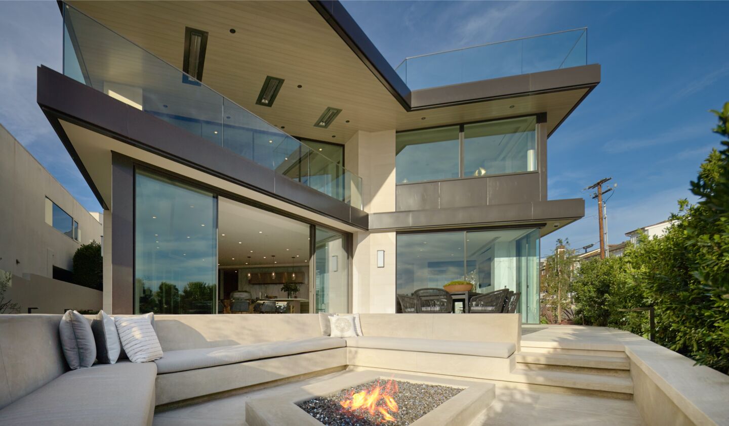 The patio.
