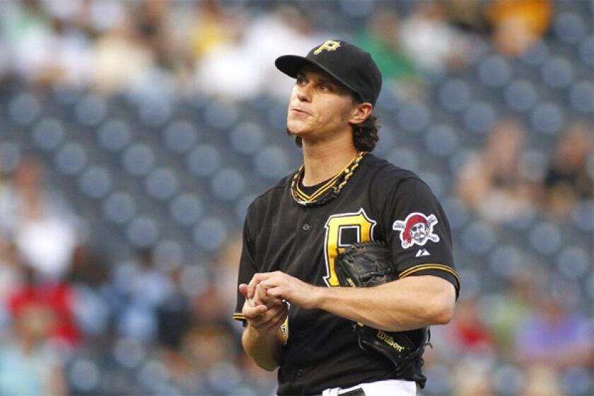 The Pittsburgh Pirates optioned pitcher Jeff Locke to double-A Altoona on Wednesday after the starter recorded only one victory in eight starts and a 6.18 earned-run average since the All-Star break.