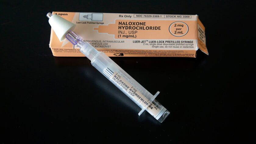 A nasal form of naloxone, also sold under the brand name Narcan.