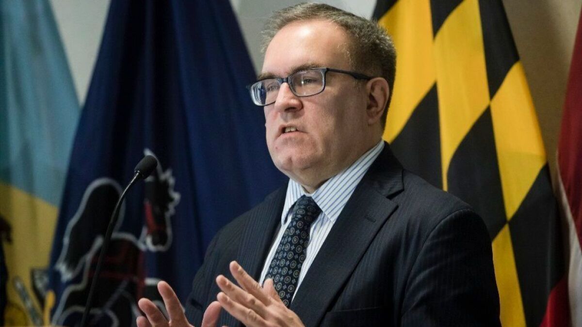 Environmental Protection Agency Administrator Andrew Wheeler has accused California leaders of ignoring the state's environmental problems.