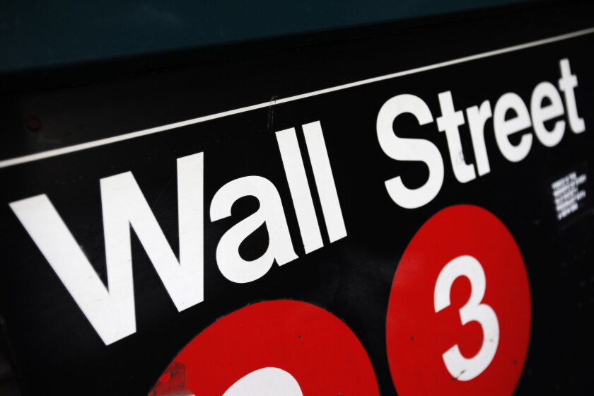 Wall Street subway sign