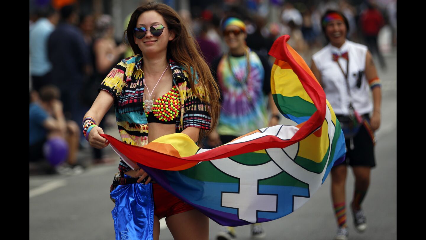 Photos L.A. Pride parade in West Hollywood Los Angeles Times