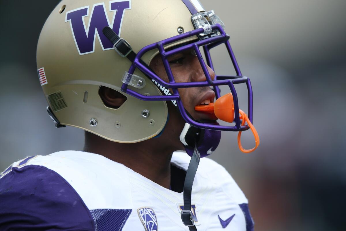 Washington cornerback Marcus Peters has reportedly been dismissed from the Huskies program ahead of the school's game Saturday against UCLA.