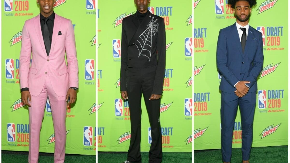 Stylewise, the 2019 NBA draft was all about what you didn't see - Los  Angeles Times