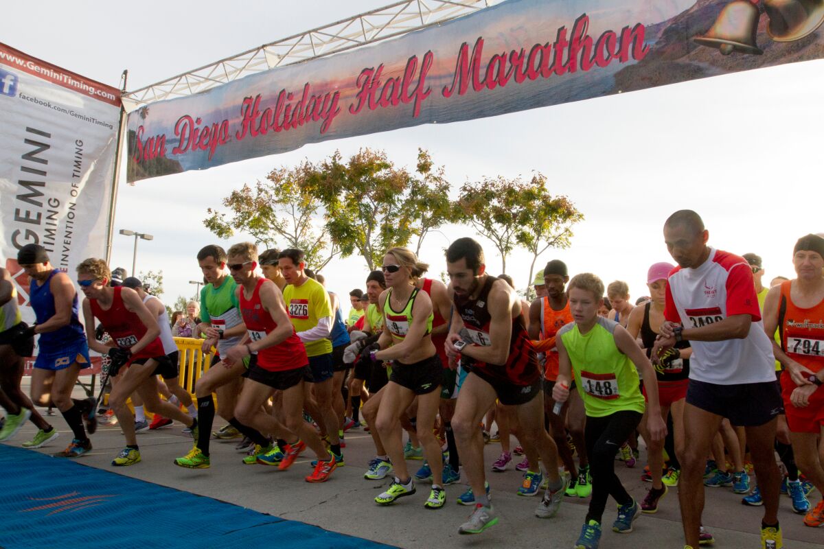 A photo of San Diego Holiday Half Marathon