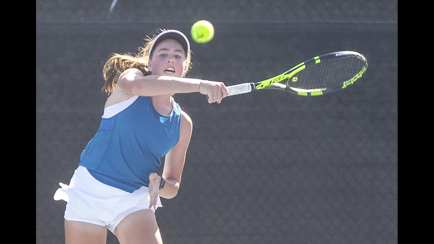 Photo Gallery: Corona del Mar vs. Beckman girls' tennis