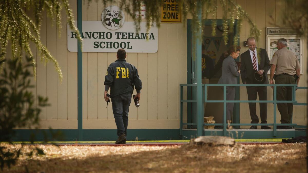 Four people were killed and nearly a dozen were wounded when a gunman went on a 45-minute shooting rampage through the Rancho Tehama Reserve.