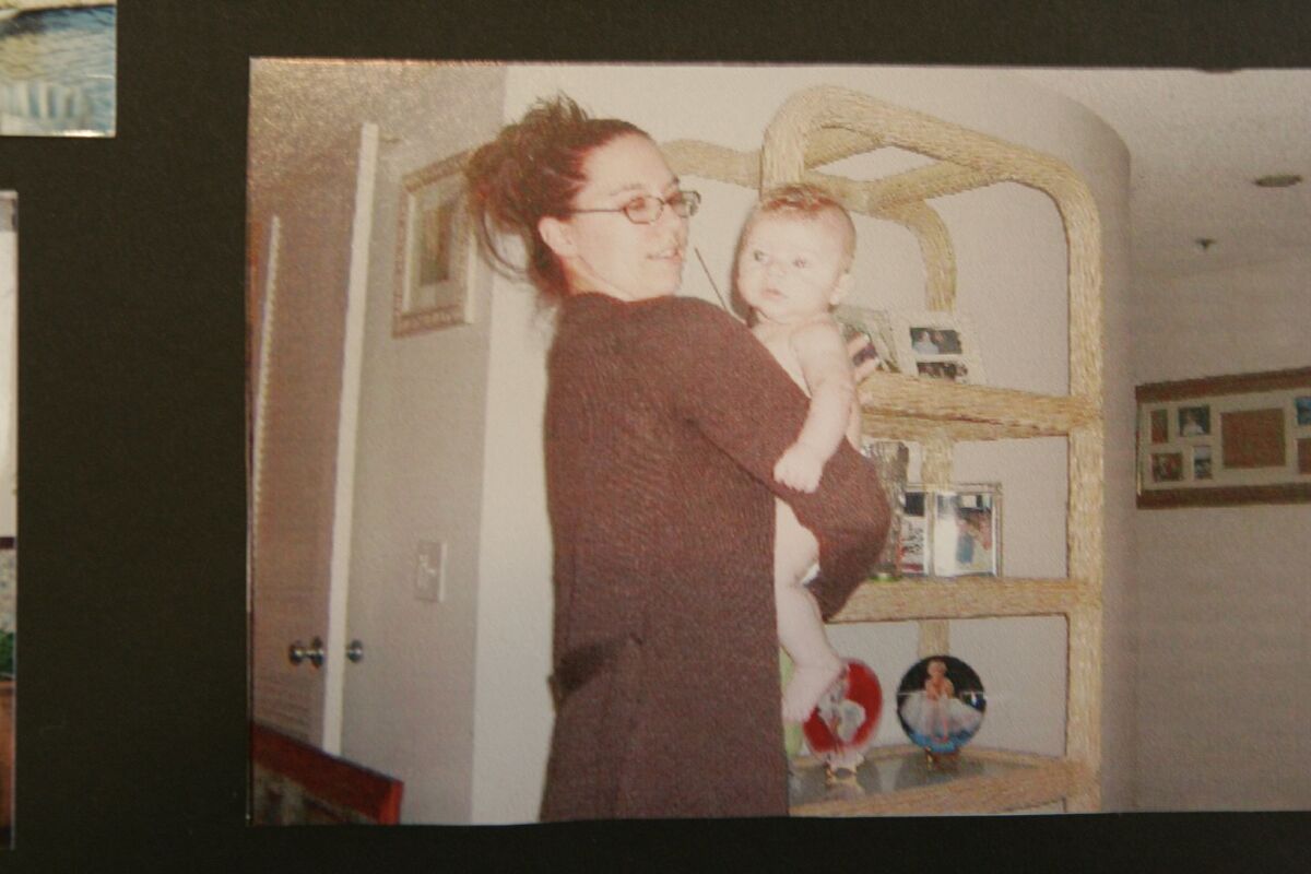 Murder victims Tori Vienneau and her son, Dean Springstube (2006 file photo / Union-Tribune)