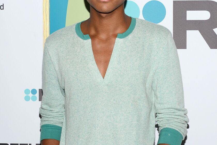 BEVERLY HILLS, CA - JULY 12: Jaafar Jackson poses backstage at the Reelz Channel 'Living With The Jacksons' panel at the 2014 Summer Television Critics Association at The Beverly Hilton Hotel on July 12, 2014 in Beverly Hills, California. (Photo by Araya Diaz/Getty Images for REELZ)