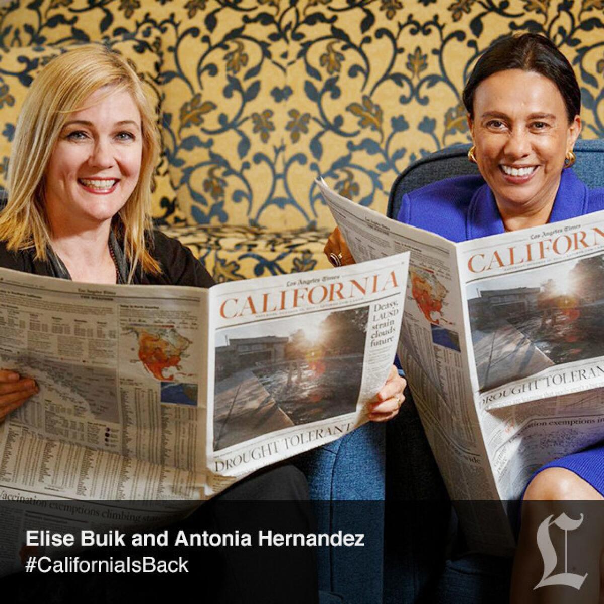 Elise Buik, United Way of Greater LA and Antonia Hernandez, California Community Foundation