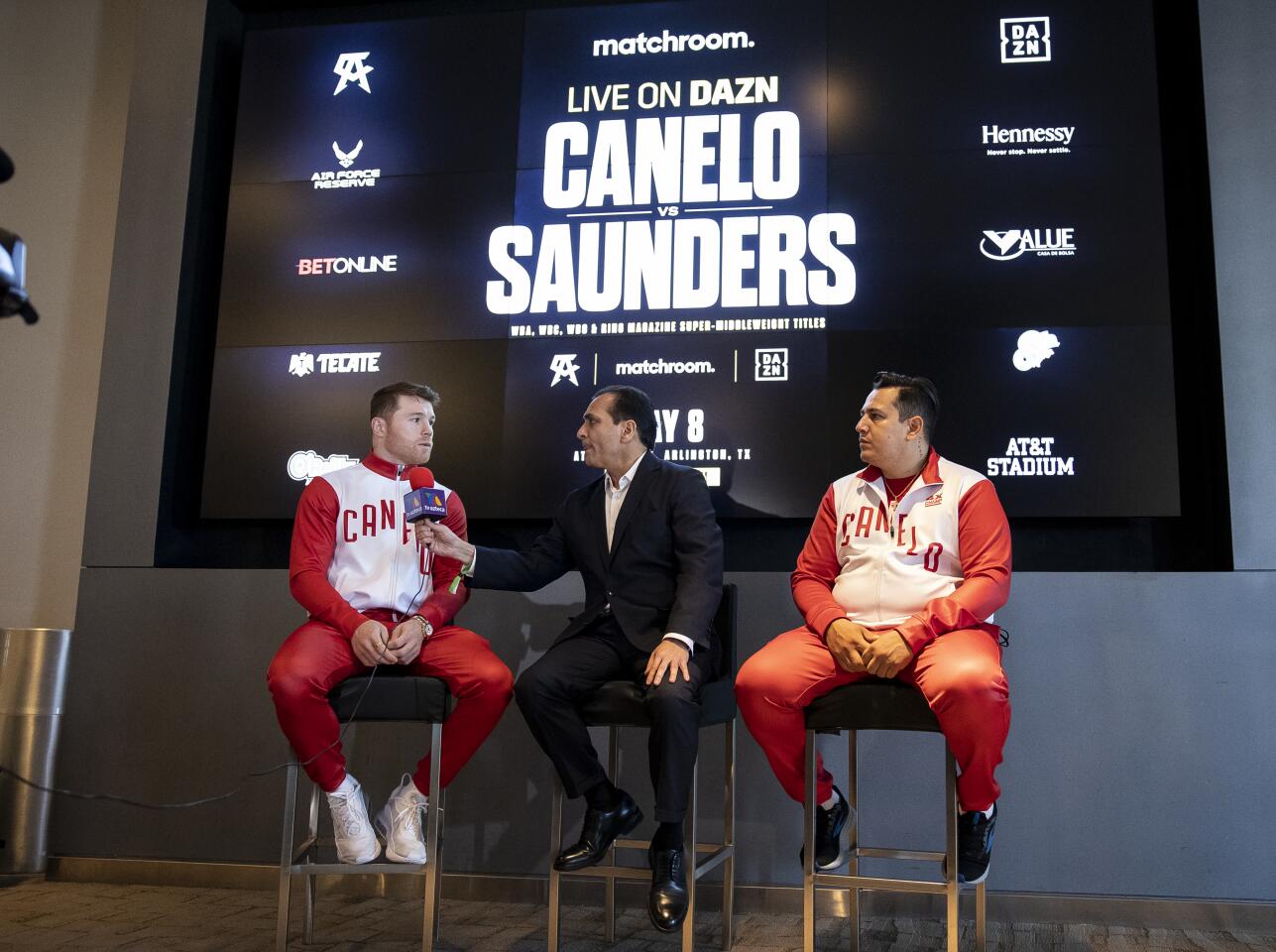 Canelo vs Saunders - Media Tour