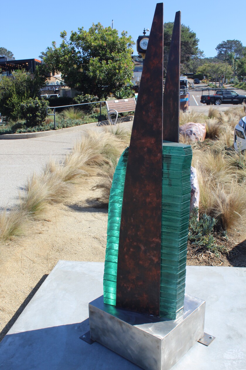 Pasaje a lo Infinito by Hugo Heredia at 15th Street and Camino del Mar.