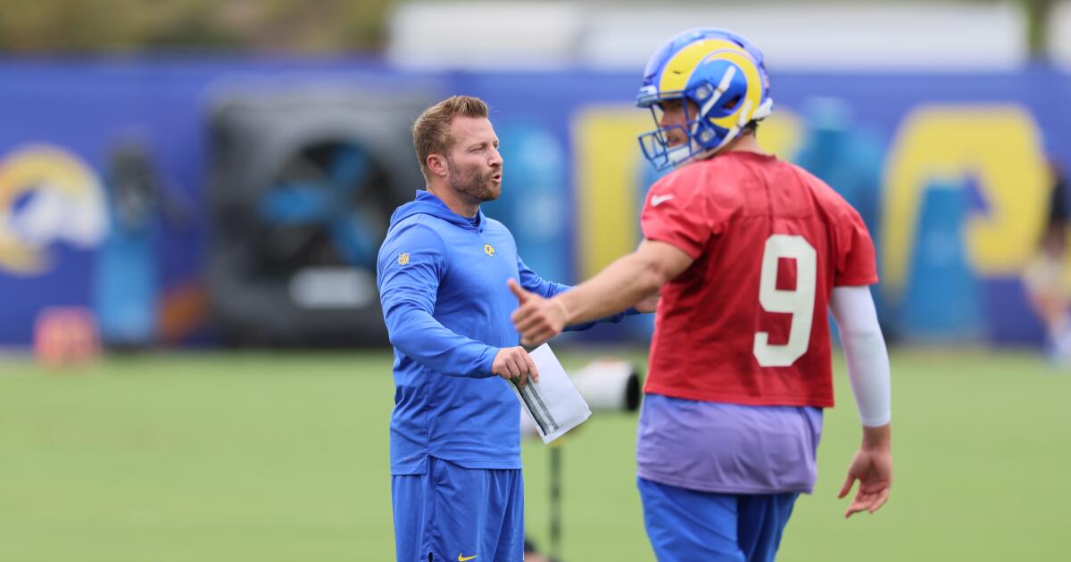Matthew Stafford to miss at least another week of Rams training camp