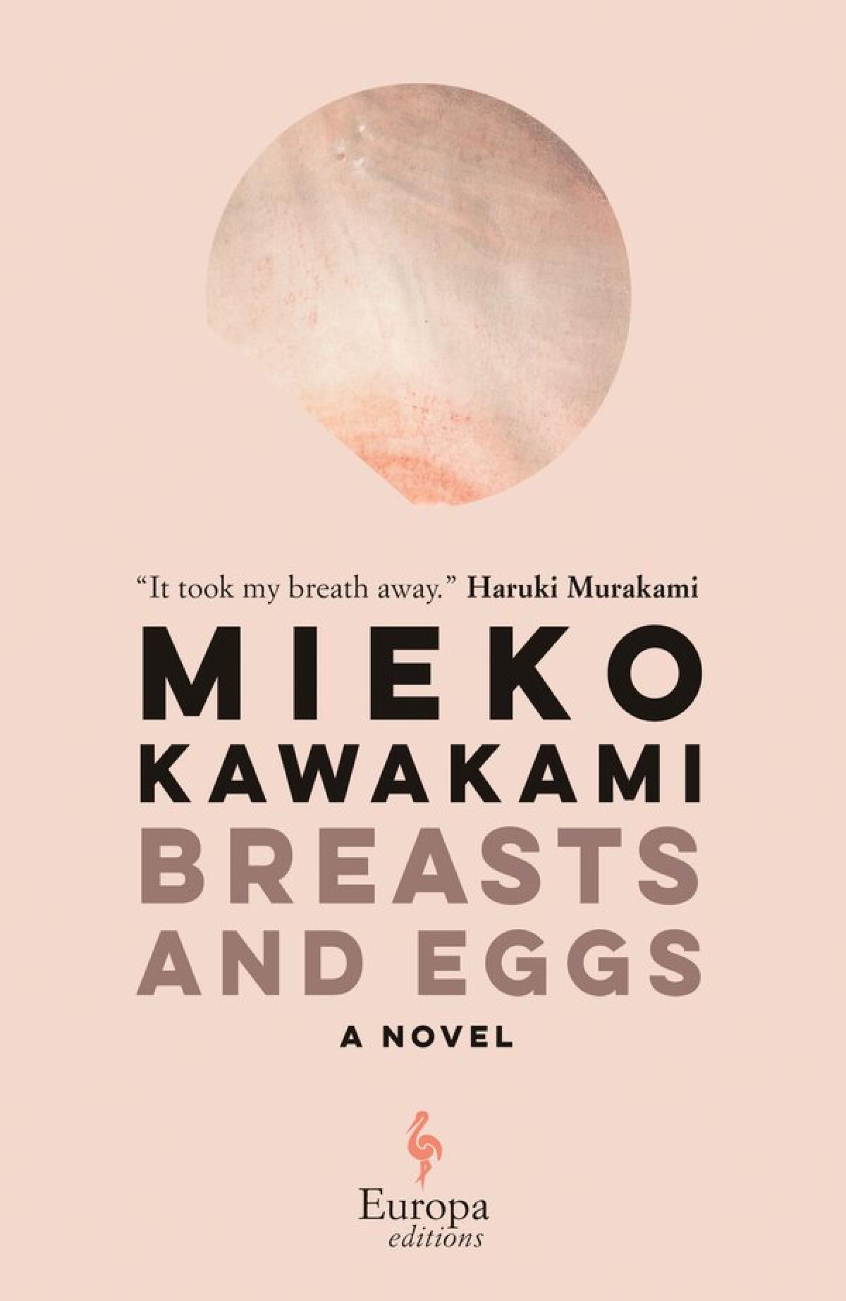 Jacket for Mieko Kawakami's "Breasts and Eggs."